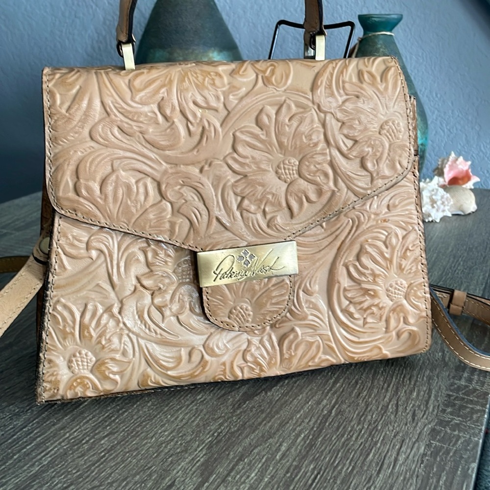 Patricia Nash leather crossbody bag